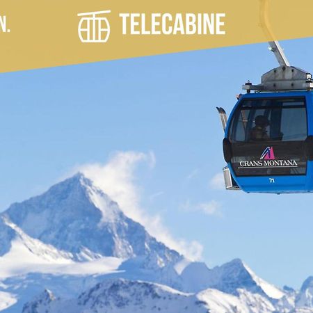 Plein Ciel I Balcony I Close To Cable Cars I Car Park 克莱恩 蒙塔纳 外观 照片