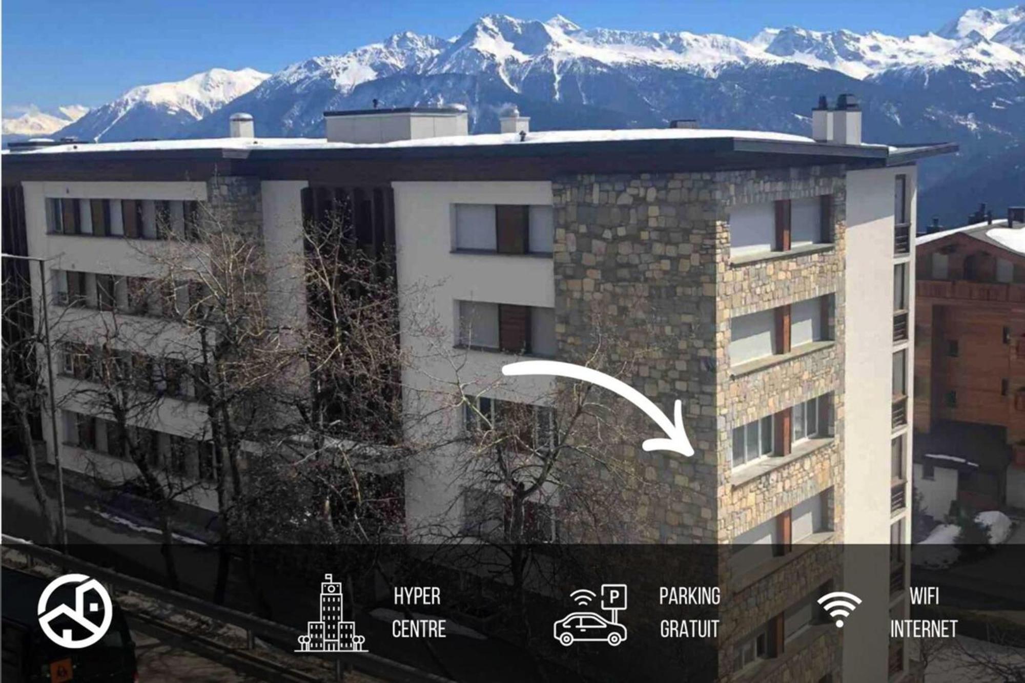 Plein Ciel I Balcony I Close To Cable Cars I Car Park 克莱恩 蒙塔纳 外观 照片